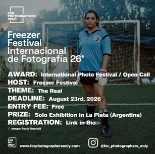 Freezer International Photography Festival 2026 Open Call
