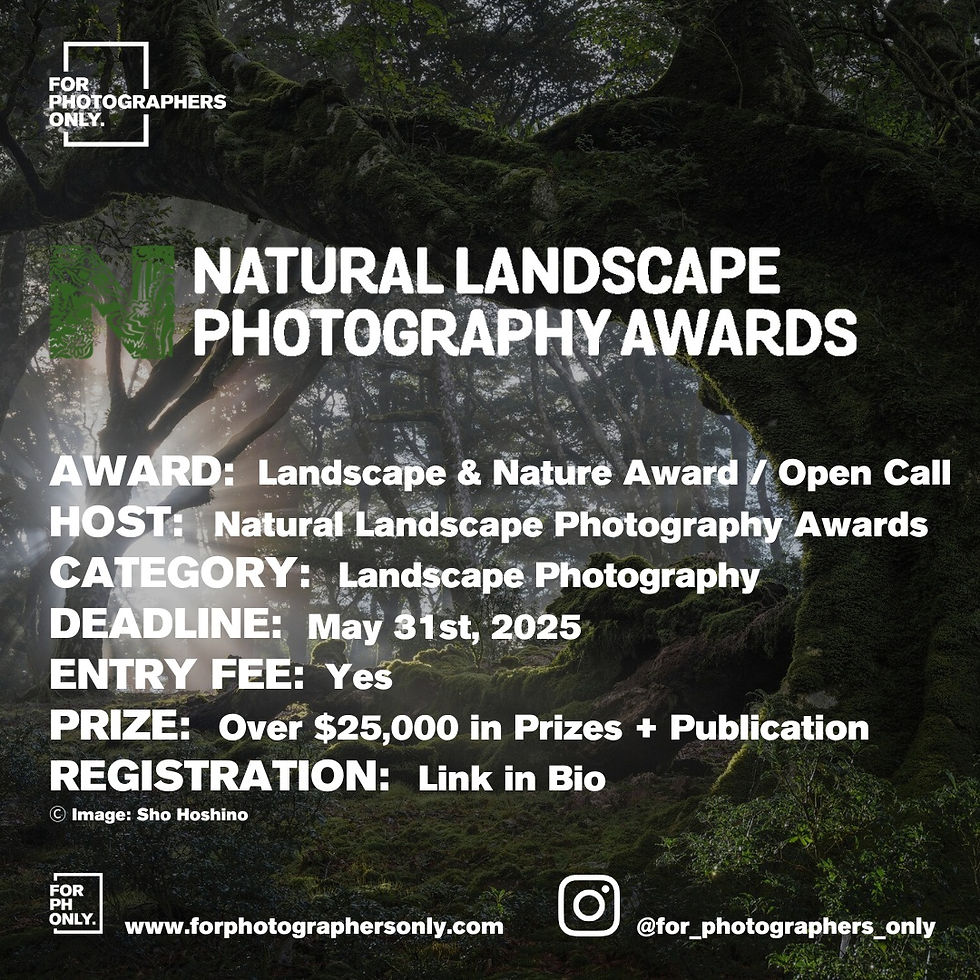 Natural Landscape Photography Awards 2025