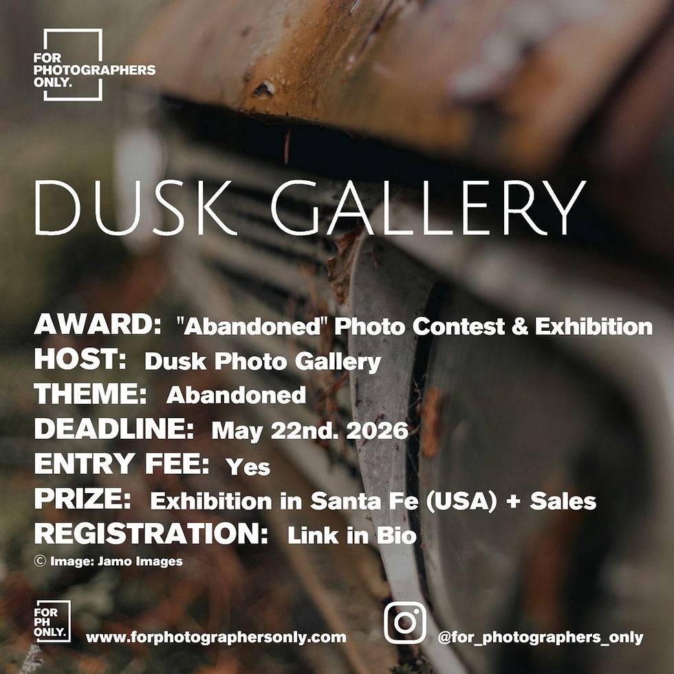 Dusk Gallery - "Abandoned" Photography Exhibition