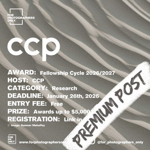 CCP - 2026/2027 Fellowships Cycle