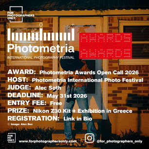 Photometria Awards Call for Entries 2026