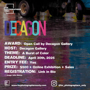 Decagon Gallery - "A Burst of Color" Open Call
