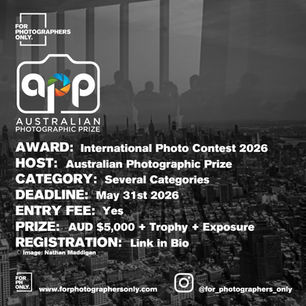The Australian Photographic Prize 2026