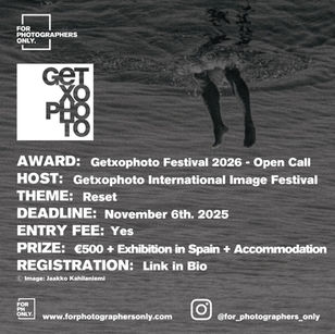 Getxophoto Festival 2026 - Open Call