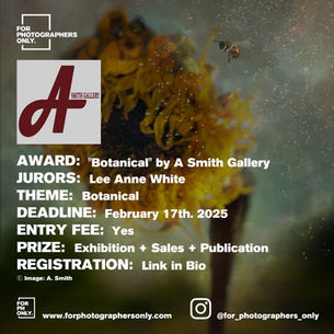 A Smith Gallery - “Botanical” Photo Contest and Exhibition