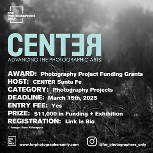 Center Santa Fe Photography - Project Launch Grant