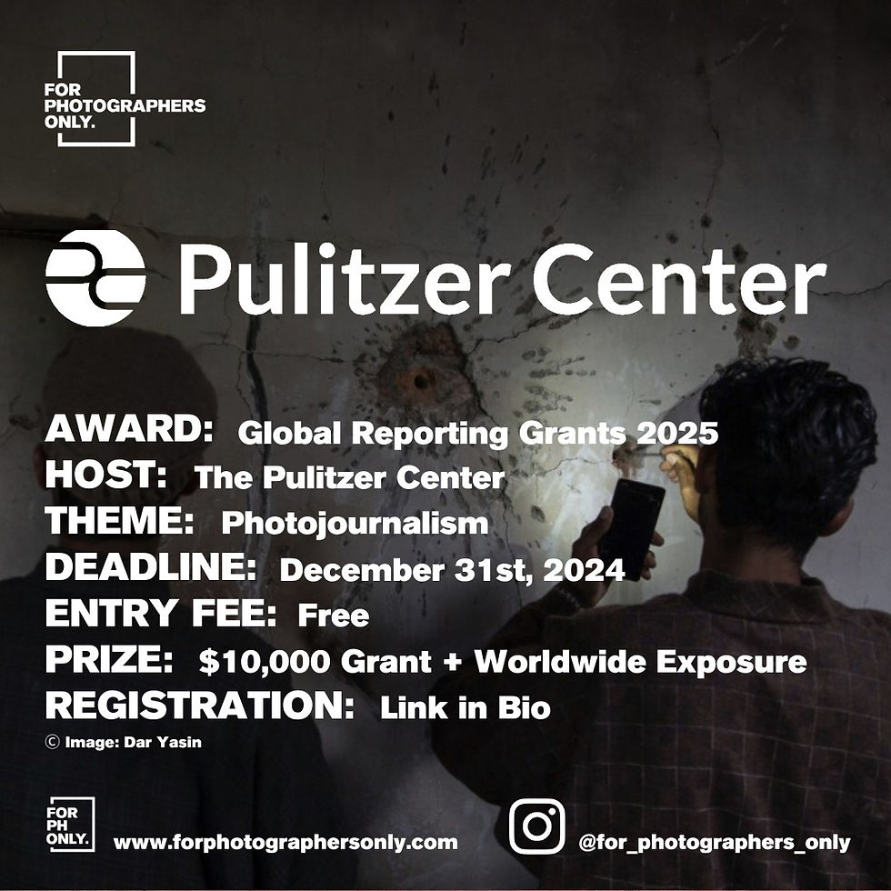 Pulitzer Center - Global Reporting Grant