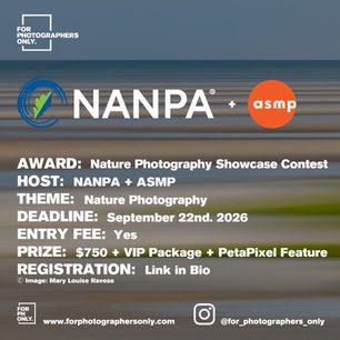 Nature Photography Showcase Contest 2026 by NANPA