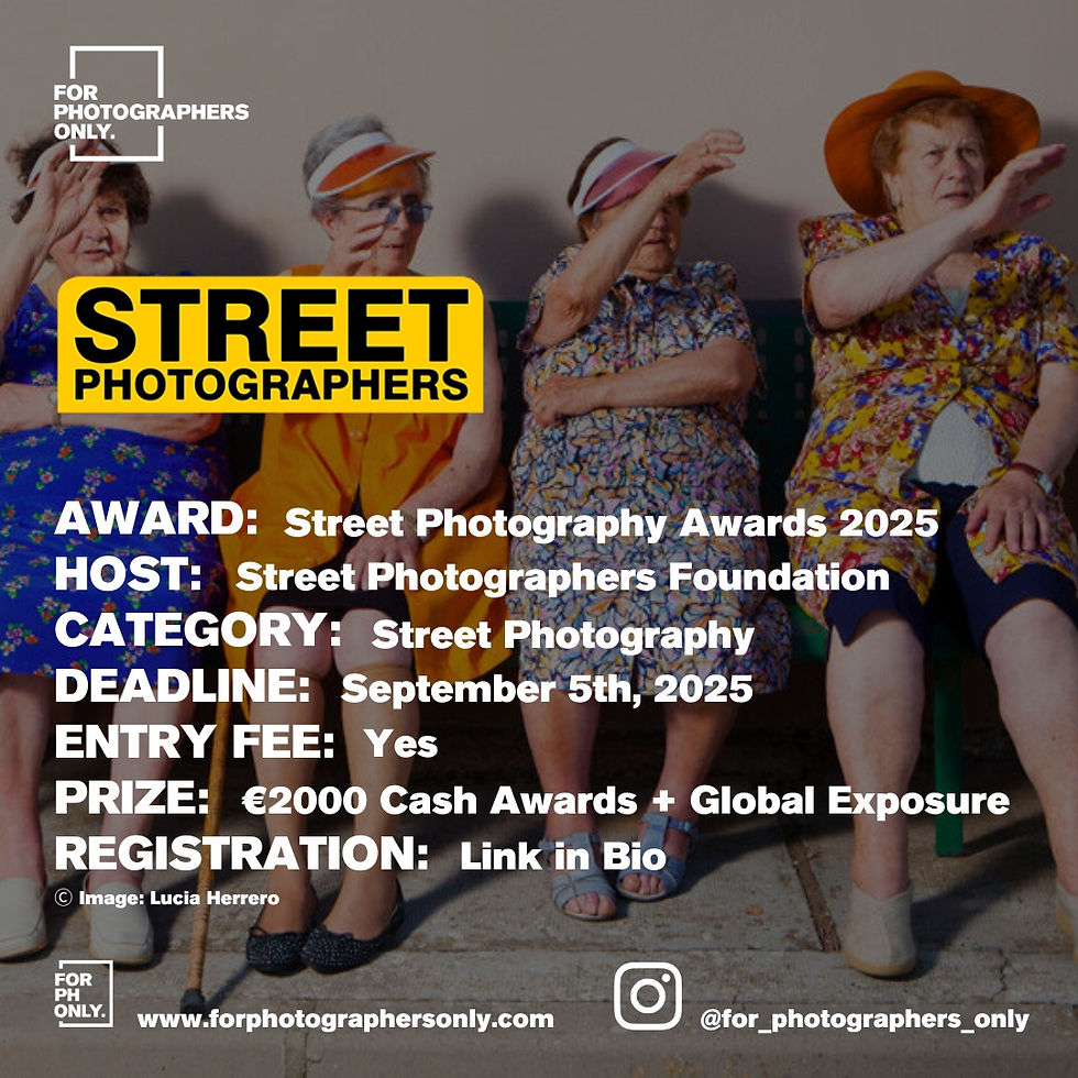 Street Photographers Foundation Awards 2025