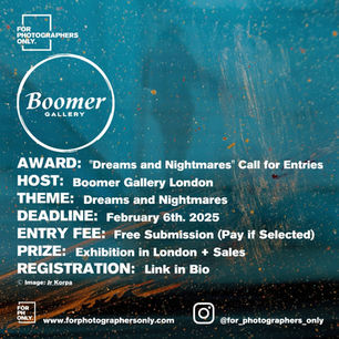 The Boomer Gallery - "Dreams & Nightmares" Call for Entries