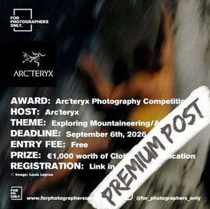 Arc'Teryx - Photography Competition 2026