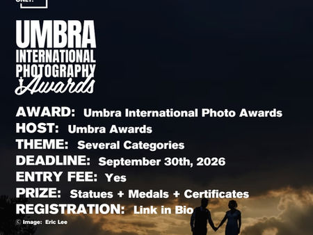 Umbra International Photography Awards - Open Call 2026