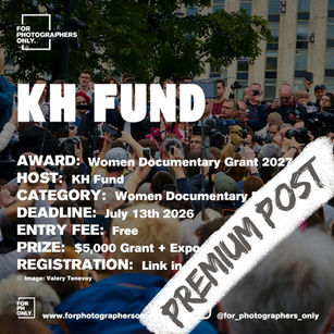 KH Fund - Women Documentary Grant 2027
