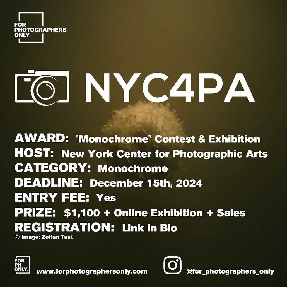 NYC4PA - ''Monochrome'' Open Call