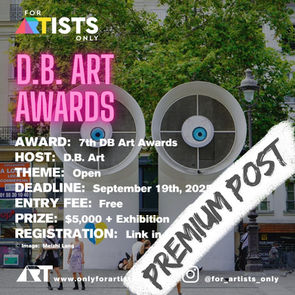 D.B. Art Awards 2025 - Call for Entries