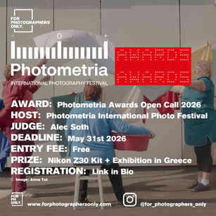 Photometria Awards Open Call 2026