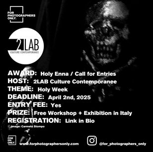 2LAB Culture Contemporanee - Holy Enna Call for Entries