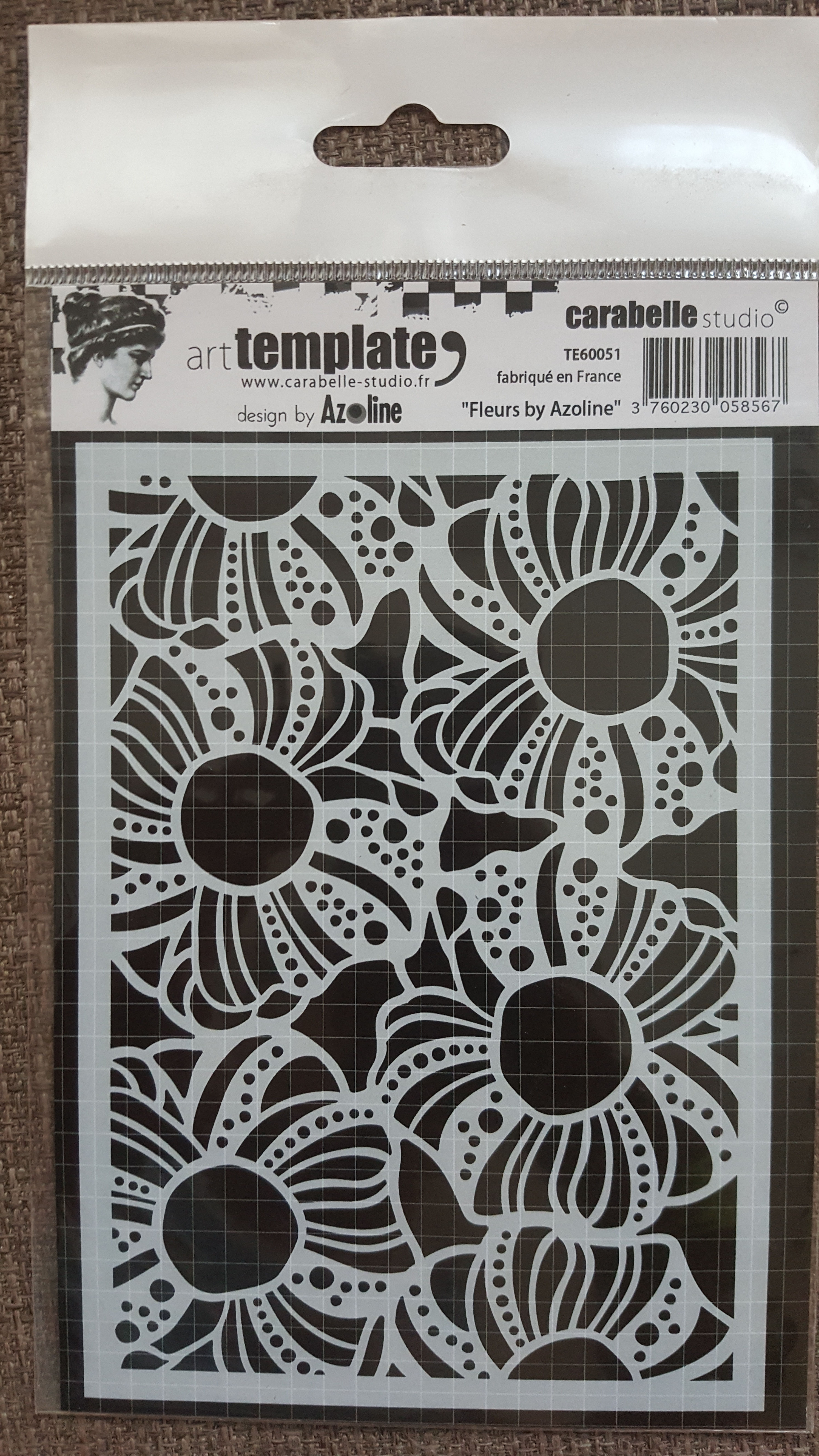 שבלונת פרחים - A6 גודל Carabella