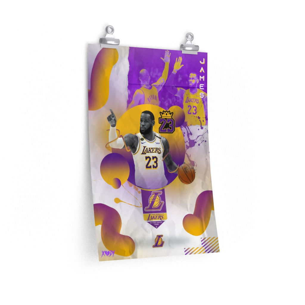 LeBron James Lakers Poster