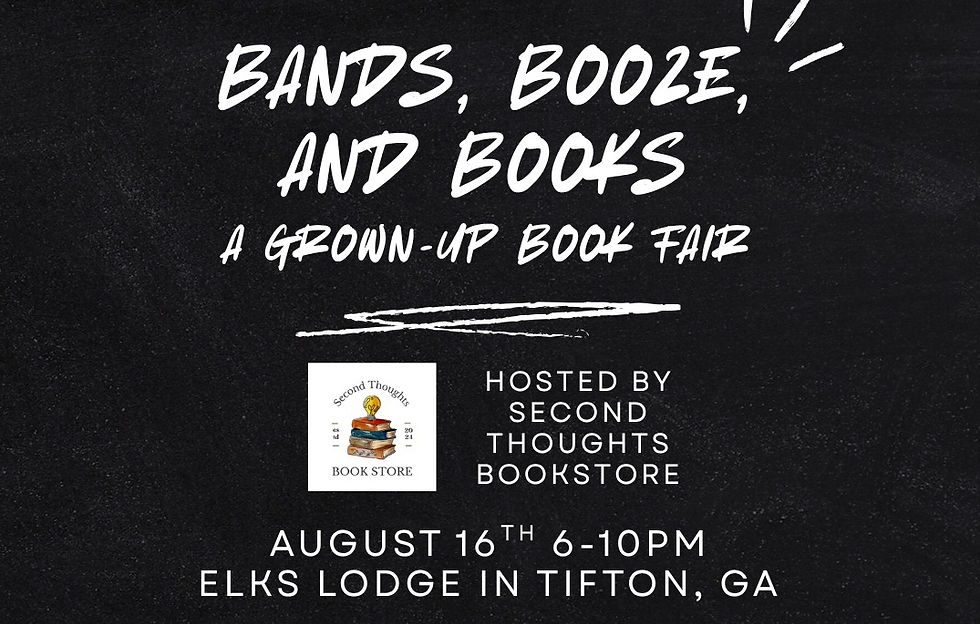 Bands, Booze, and Books: A Grown-up Book Fair