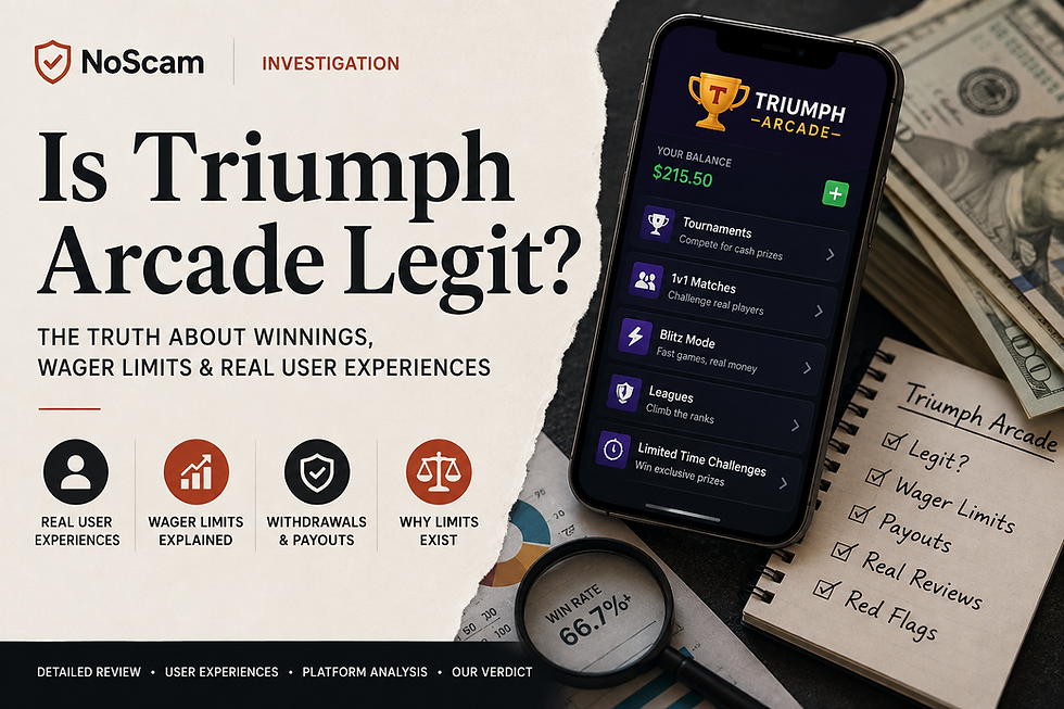 Is Triumph Arcade Legit