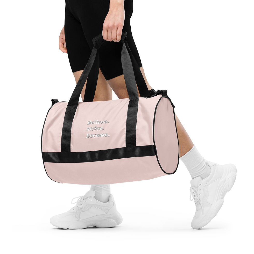 Thumbnail: BSB Premium Misty Rose Pink Gym Bag
