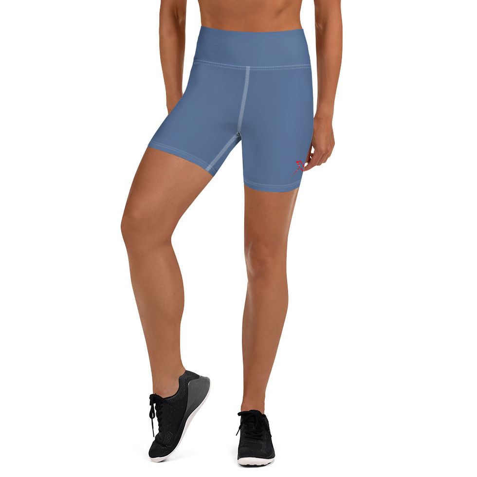 Thumbnail: X Performance Women's Navy Yoga Shorts