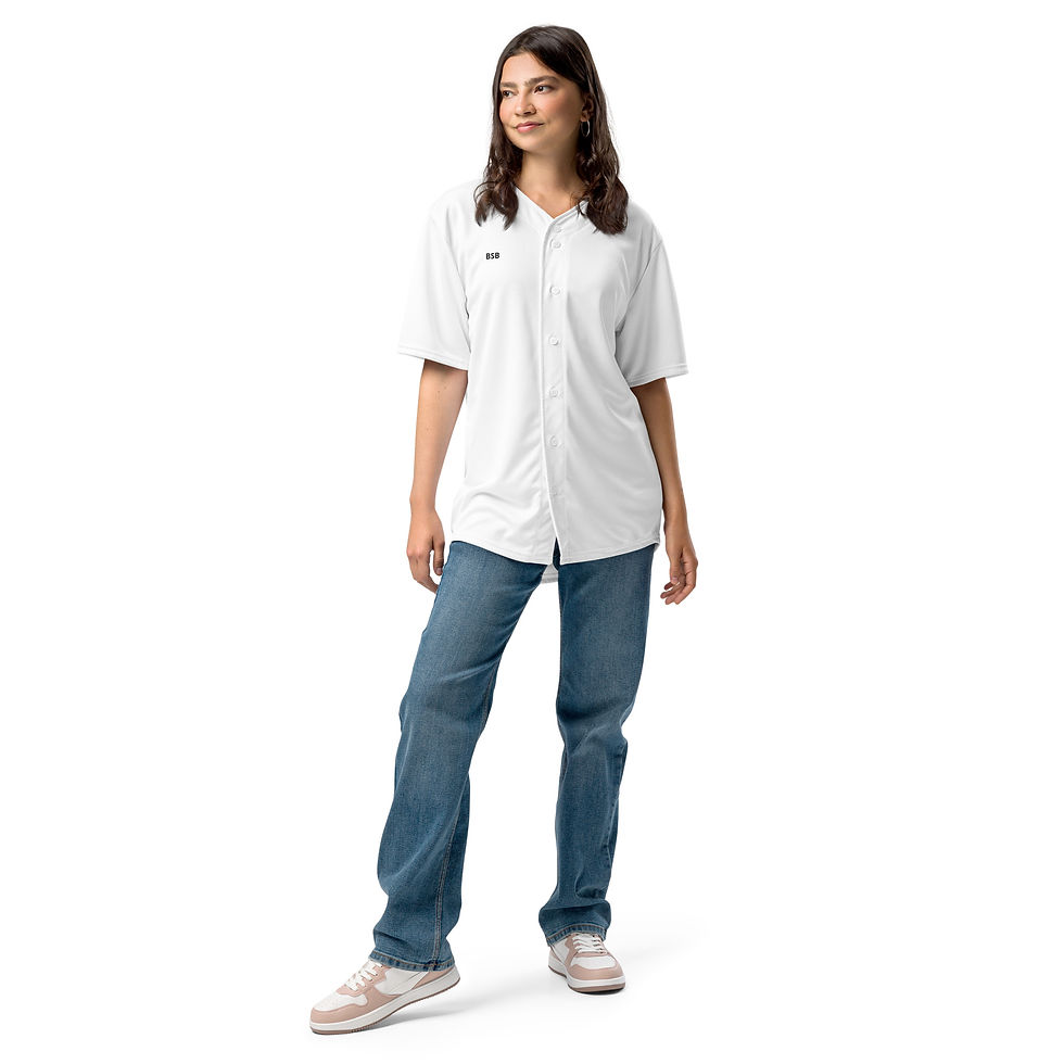 Thumbnail: BSB Premium White Baseball Jersey