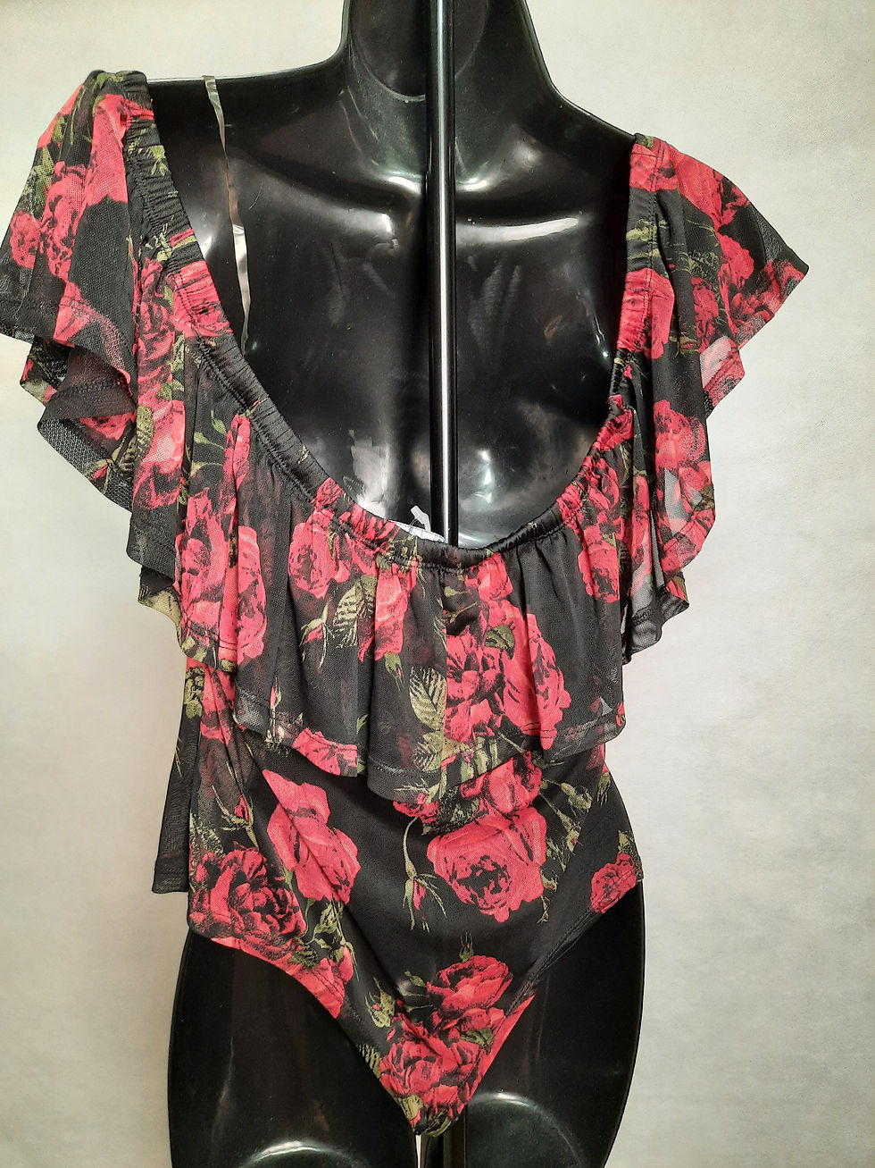 Thumbnail: Black Floral Bodysuit