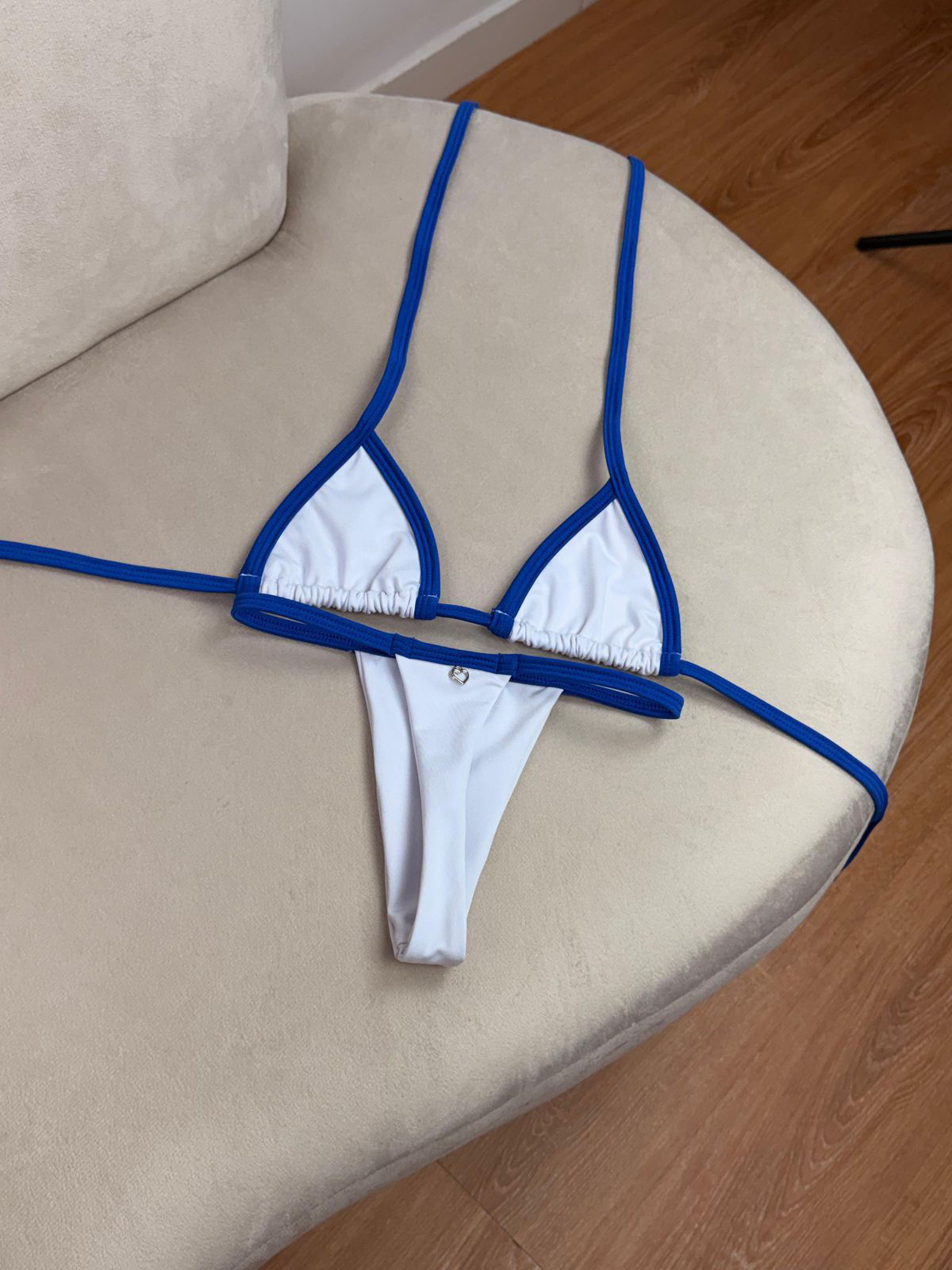 STRING BRONZE DUO BLANC / BLEU