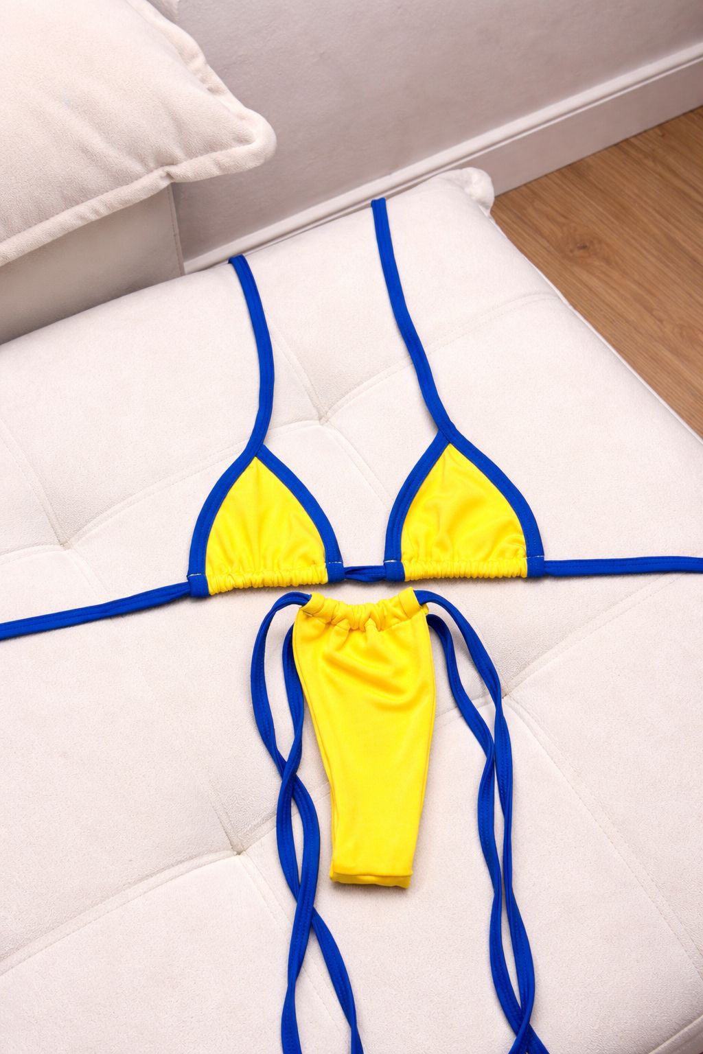 STRING BELLA DUO JAUNE / BLEU