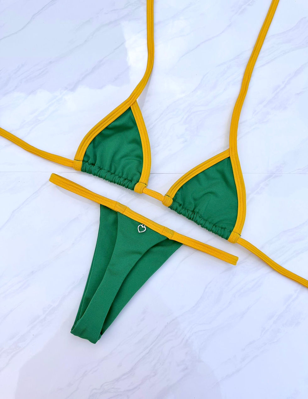 Miniature : STRING BRONZE DUO VERT JAUNE