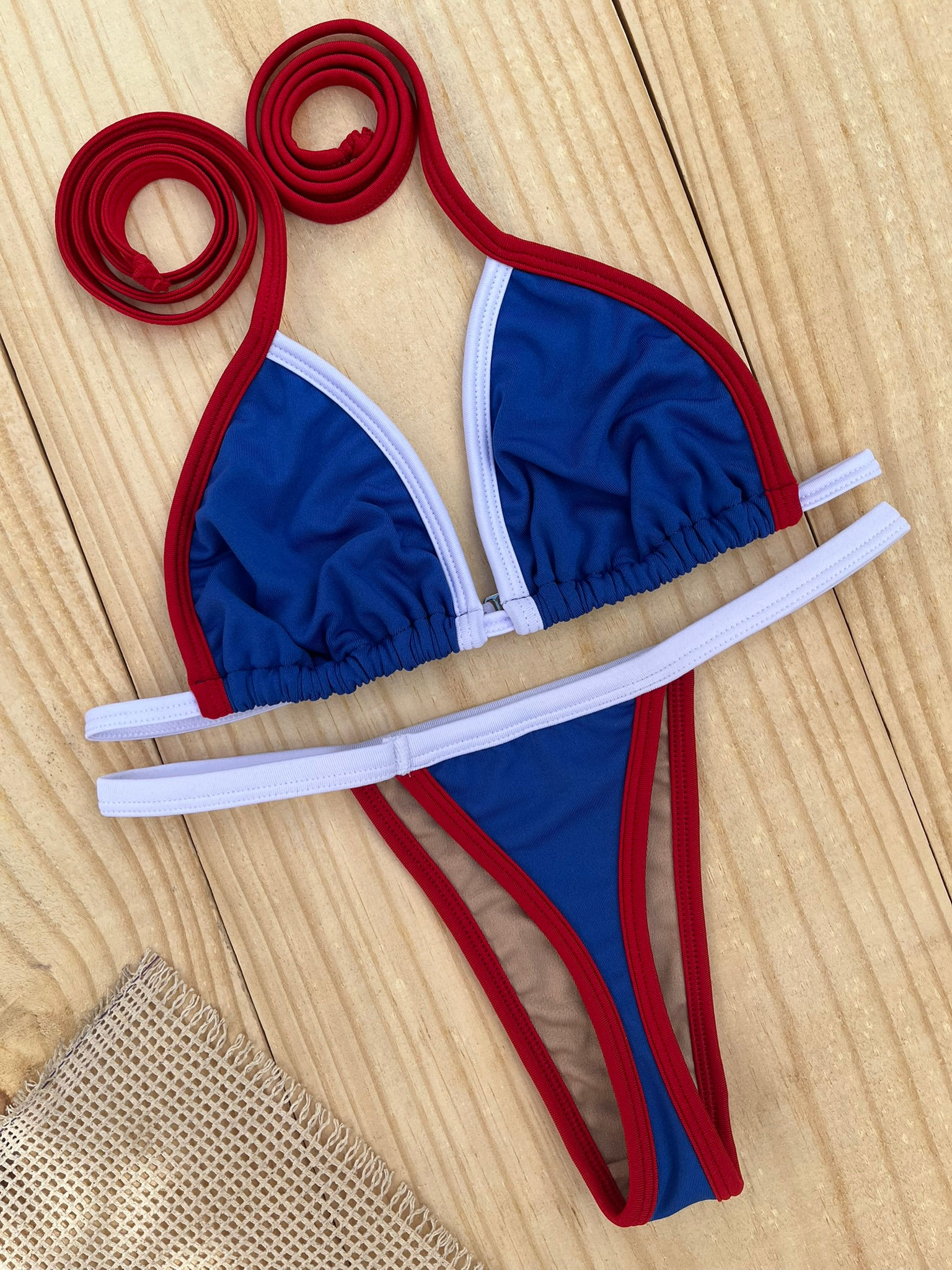 BRONZE SLIM FIT TRIO BLEU/BLANC/ROUGE