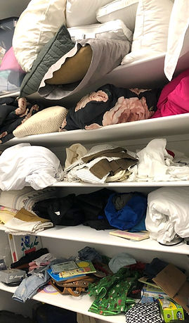 Linen Closet Organization