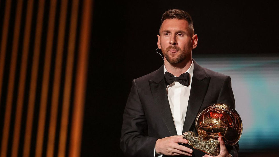 Lionel Messi marca historia al ganar su octavo Balón de Oro