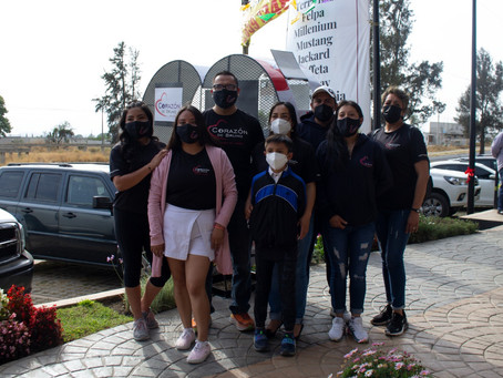 La fundación Corazón de Bruno, instala contenedor de tapitas en plaza Borboleta