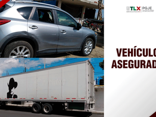 EN OPERATIVOS CARRETEROS RECUPERA PGJE DOS VEHÍCULOS