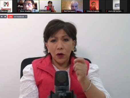 EL PRIISMO TLAXCALTECA FUERTE Y UNIDO ENTORNO A ANABELL ÁVALOS