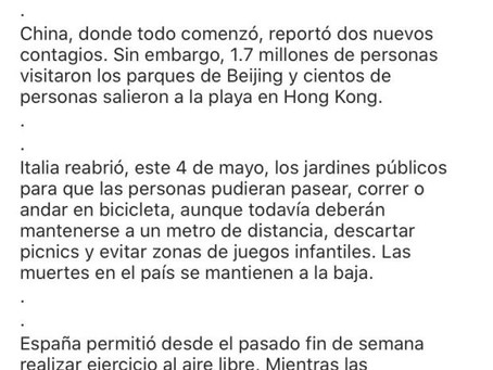 Diversos países, relajan restricciones por pandemias del Covid -19