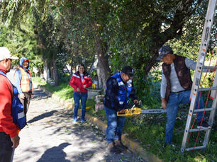 Gobierno de Zacatelco inicia trabajos de mantenimiento y embellecimiento de la Barranca Seca