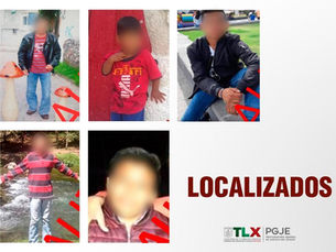 LOCALIZA PGJE A CINCO PERSONAS DEL SEXO MASCULINO REPORTADOS COMO EXTRAVIADOS