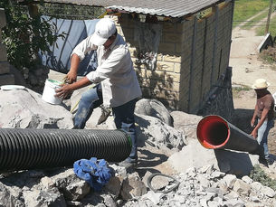 Tras más de 50 años, se rehabilita la red de drenaje pluvial de la calle la Cascada de Santa Justin