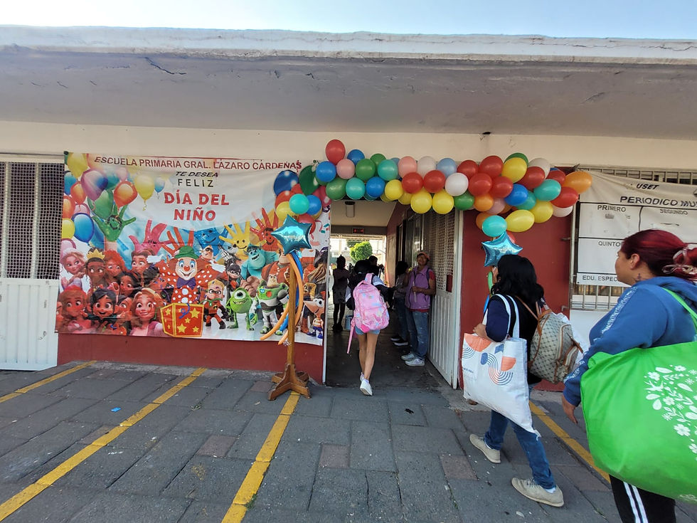 Con recreación acuática festejaron el Día del Niño en la Escuela Gral. Lázaro Cárdenas