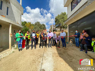 Edil de Papalotla entrega Ampliación de Red Eléctrica en C. Miguel Cortes, del barrio de la Trinidad