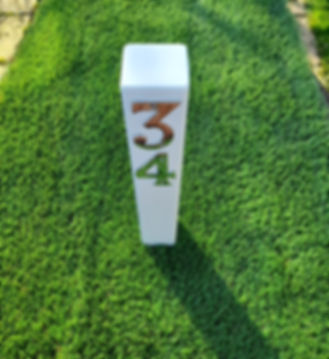 House Number Post