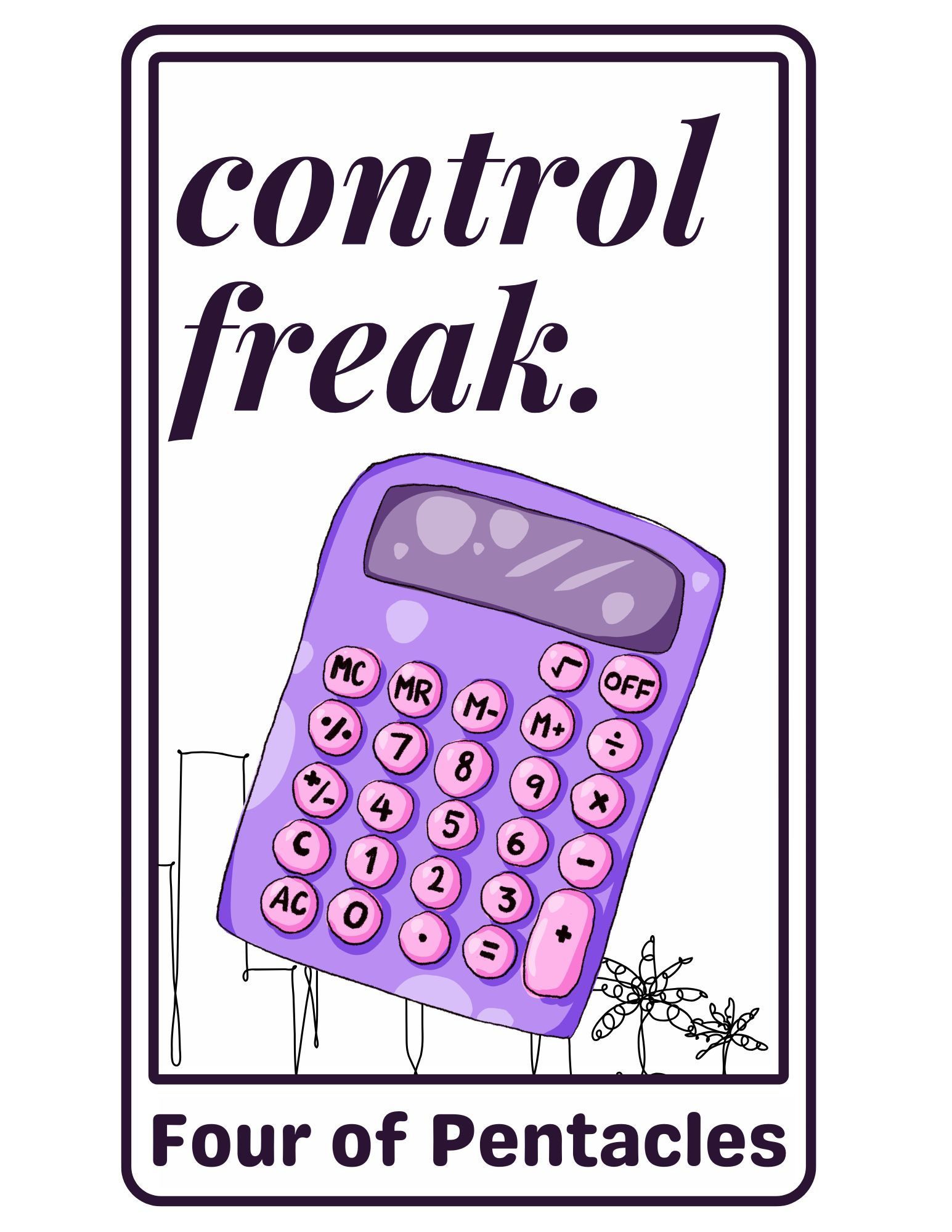 4 of Pentacles - control freak.