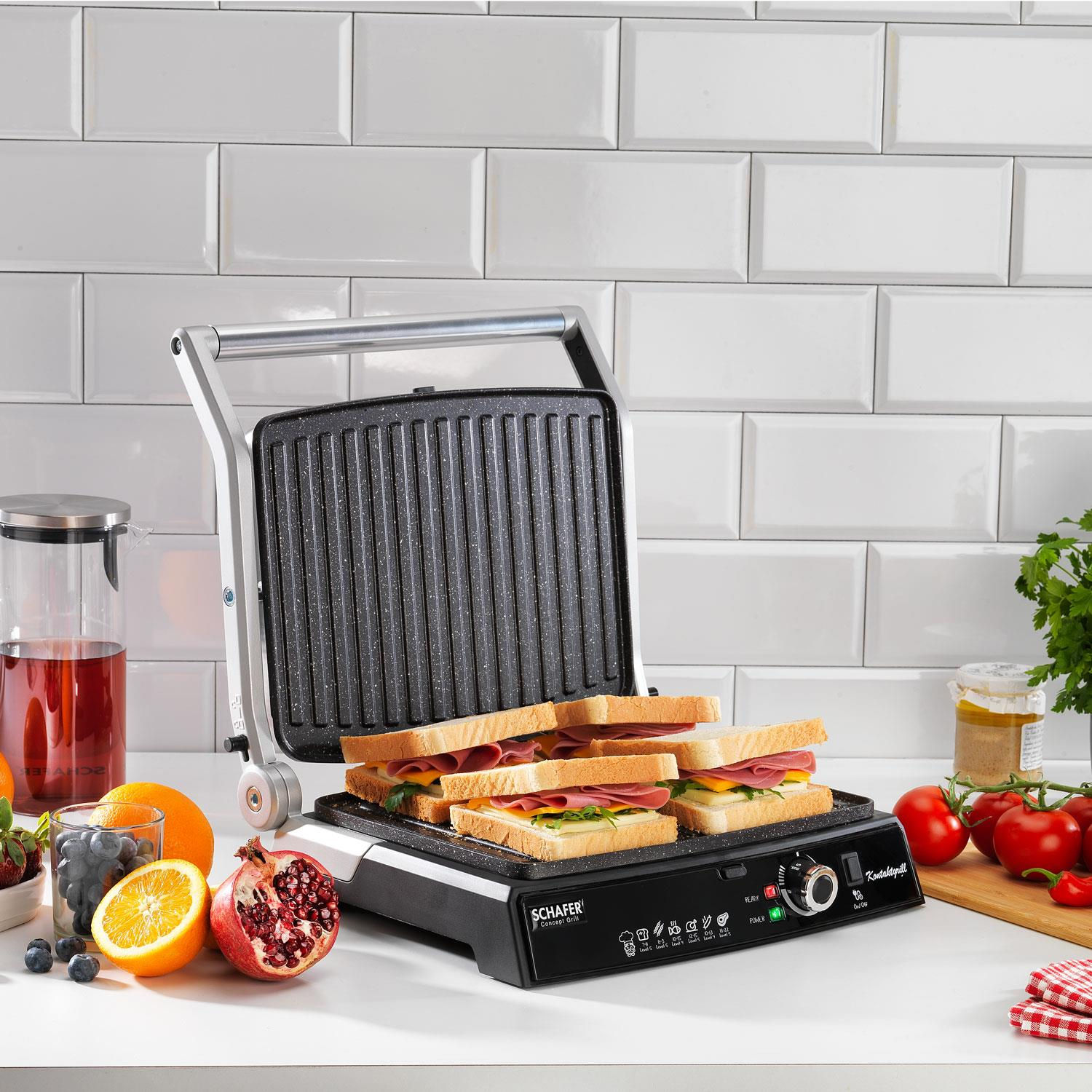 SCHAFER CONCEPT GRILL TOST MAKINESI-INOX