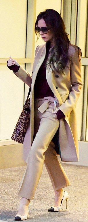 Victoria Beckham in stylish outfit