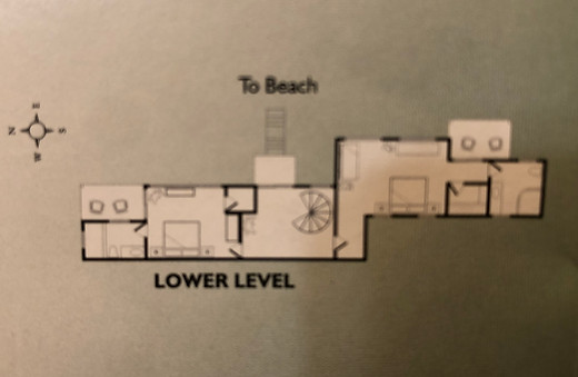 Coconut Grove floor plan, lower floor.