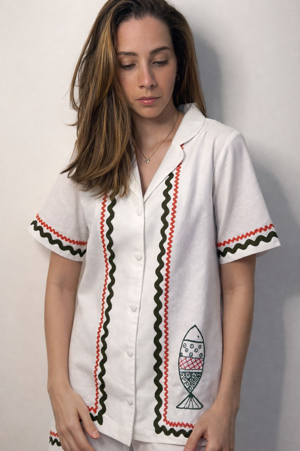 Pijama Aurora goiaba